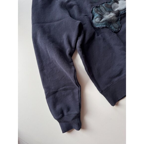 DISNEY Navy Mickey Mouse "Mouse of Mystery" Cotton Fleece Sweatshirt, Size L - Picture 6 of 12